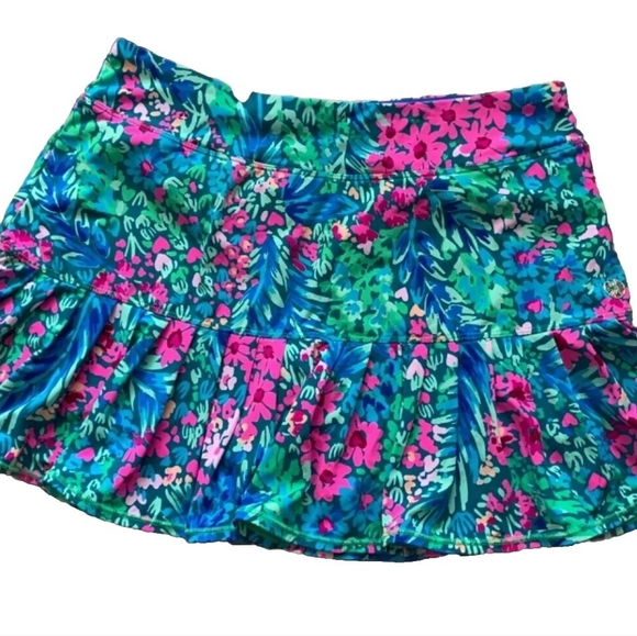 Dresses & Skirts - Lilly Pulitzer Taye Luxletic Skirt Multi Tiny Garden